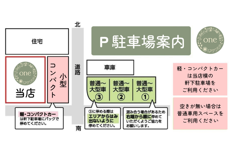 駐車場のご案内